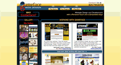 Desktop Screenshot of gamefacewebdesign.com